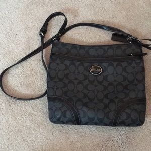 Black Coach Crossbody Purse